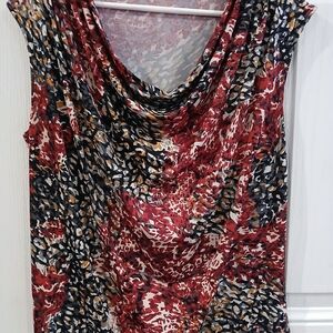 Elegant Cowl Neck Women's Blouse